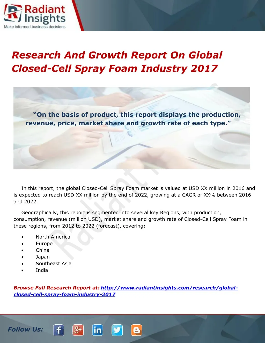 research and growth report on global closed cell