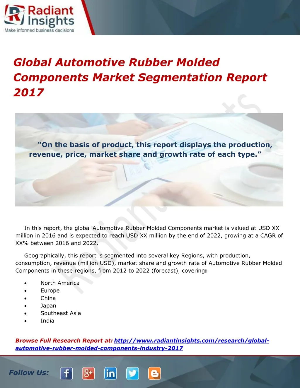global automotive rubber molded components market