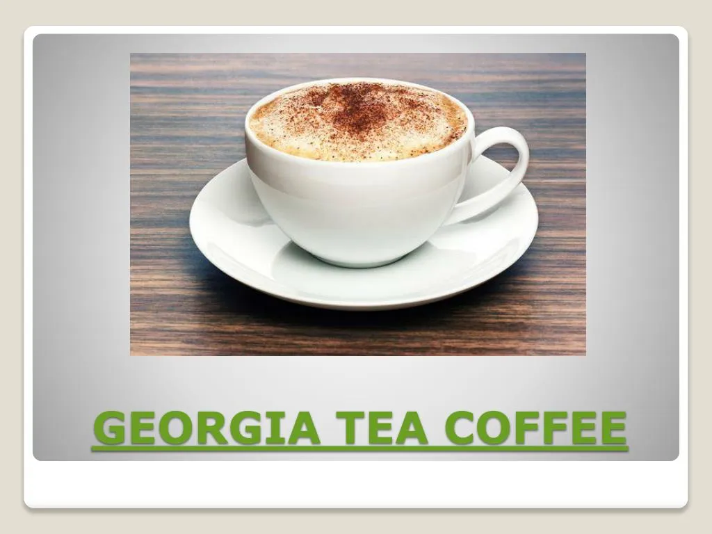 georgia tea coffee