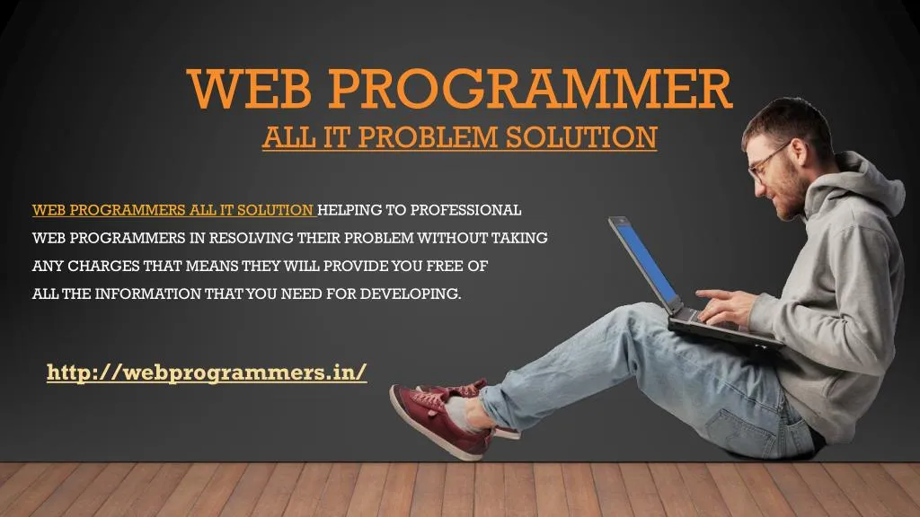 web programmer all it problem solution