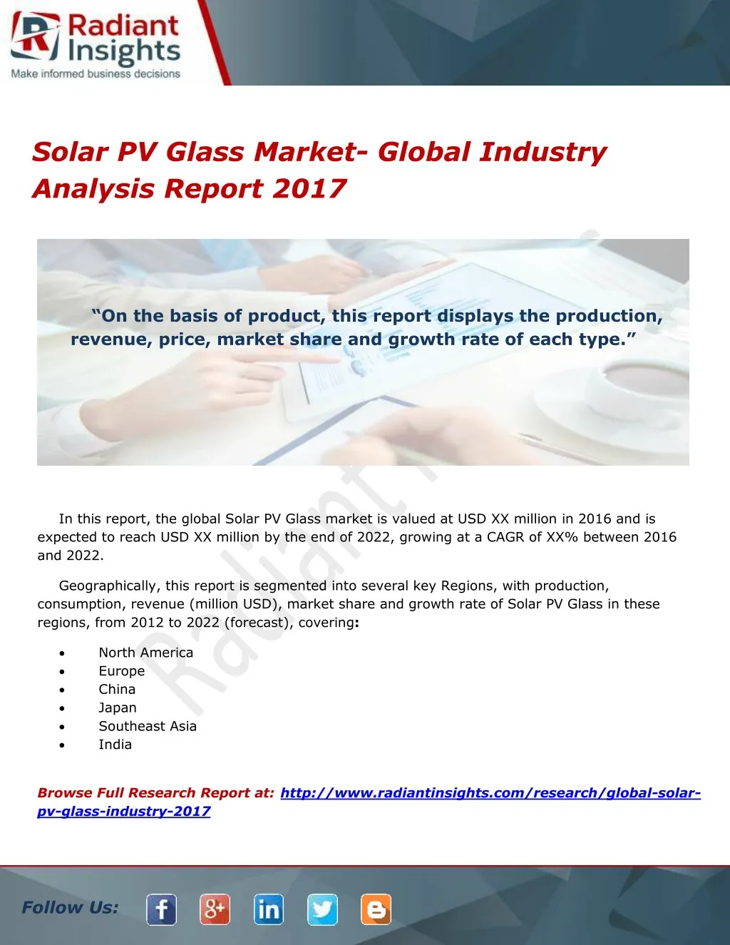 solar pv glass market global industry analysis