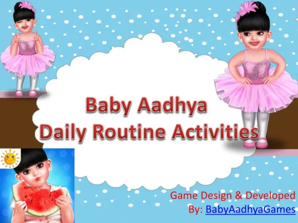 Baby Aadhya Daily Routine Activities
