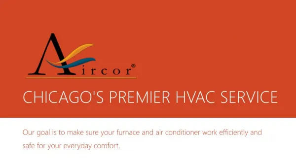 CHICAGO'S PREMIER HVAC SERVICE