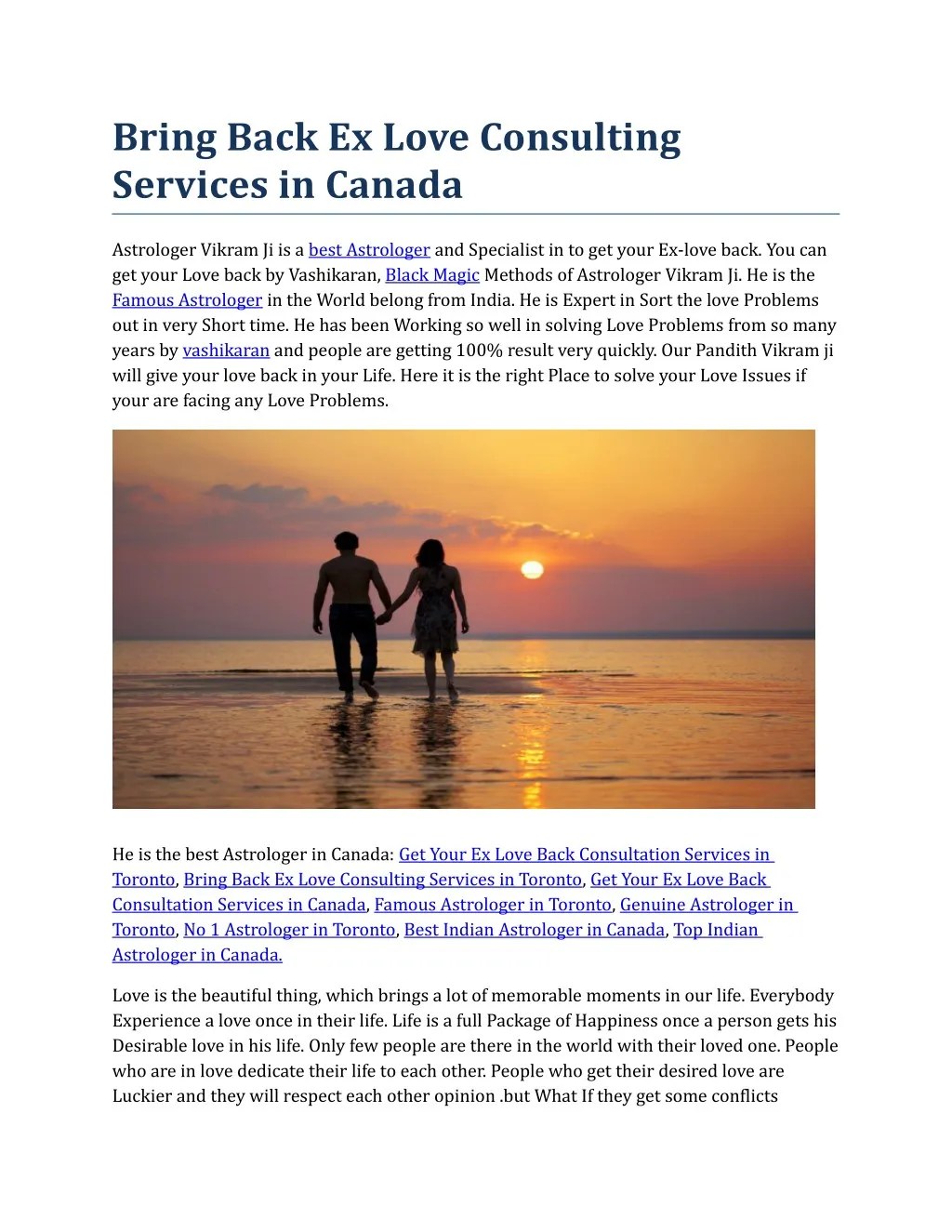 bring back ex love consulting services in canada