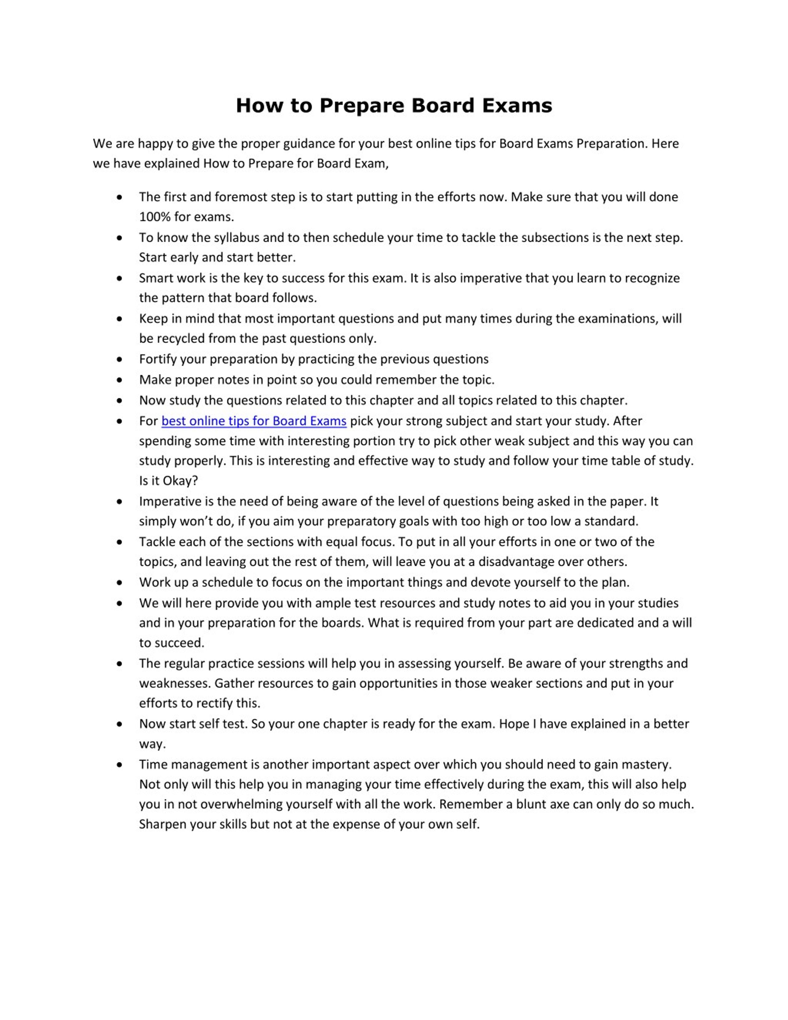 PPT - How to Prepare Board Exams PowerPoint Presentation, free download ...