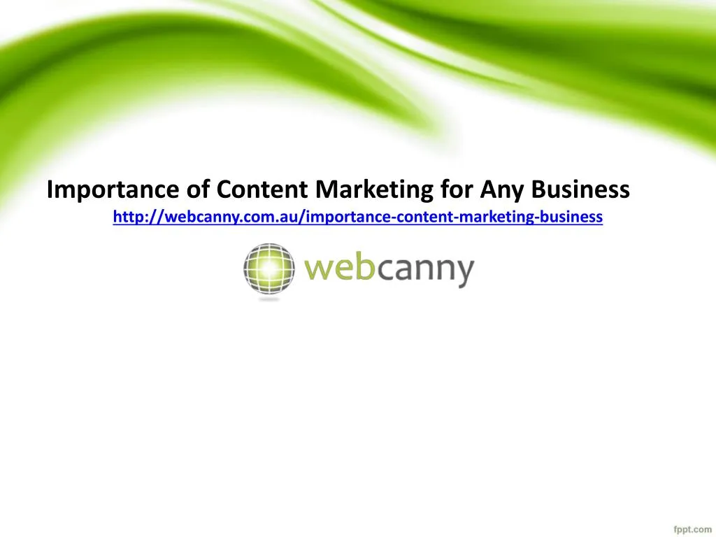 importance of content marketing for any business