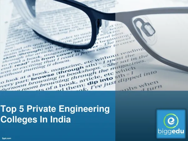 Top 5 Private Engineering Colleges In India