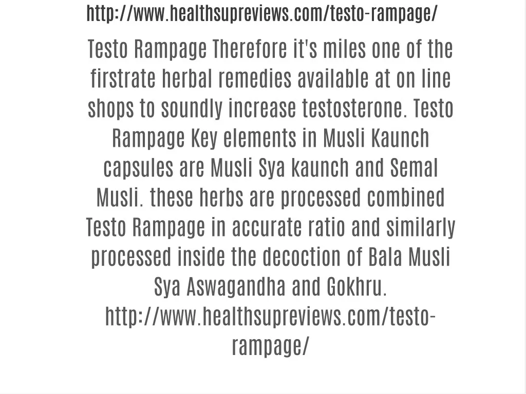 http www healthsupreviews com testo rampage http