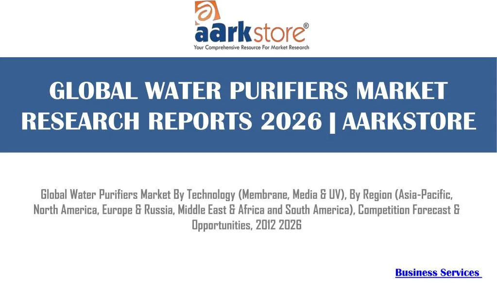 global water purifiers market research reports