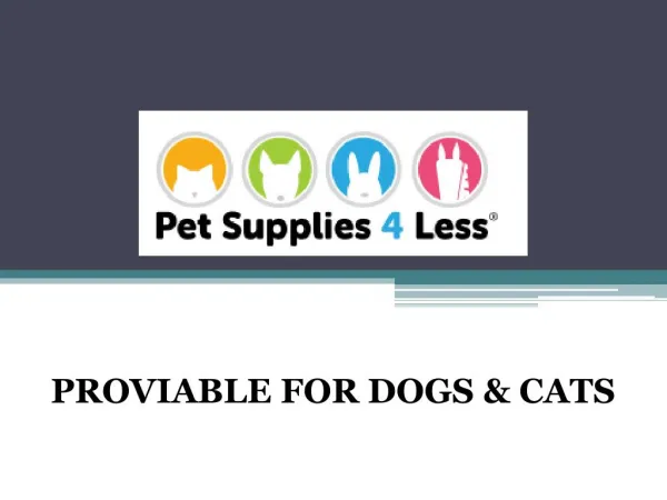 Proviable for Dogs and Cats