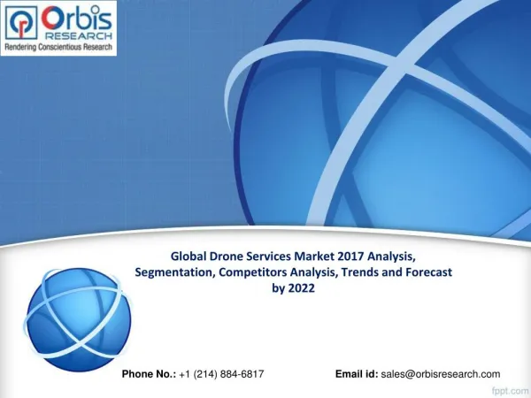 Global Drone Services Market Outlook and Forecast 2022