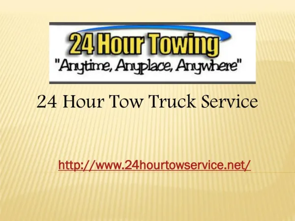 24 Hour Tow Truck Service Long Beach