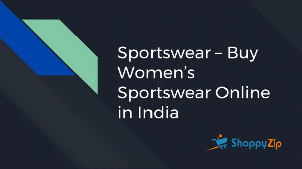 Sportswear – Buy Women’s Sportswear Online in India | Shoppyzip