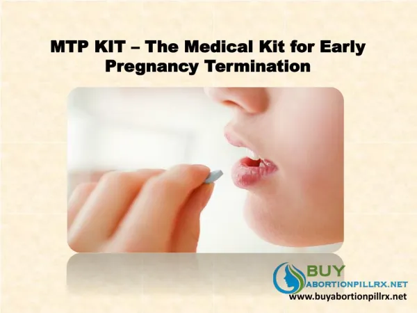MTP KIT – The Medical Kit for Early Pregnancy Termination