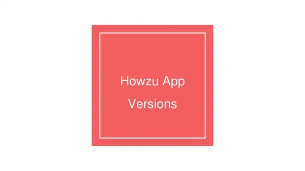 Dating app version updated | Howzu