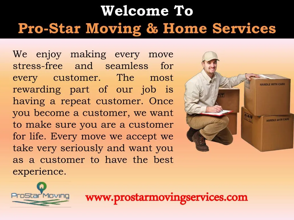 welcome to pro star moving home services