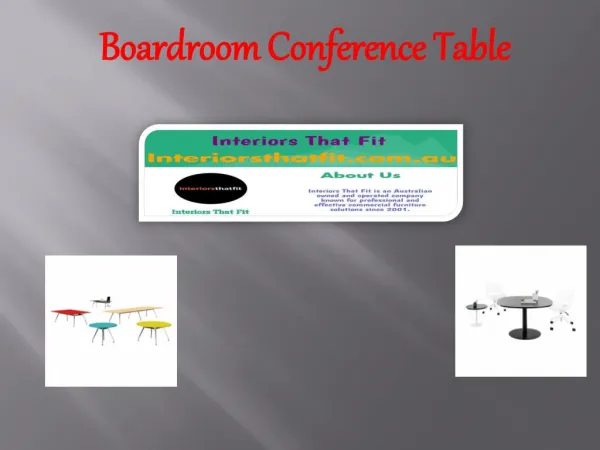 Boardroom Conference Table
