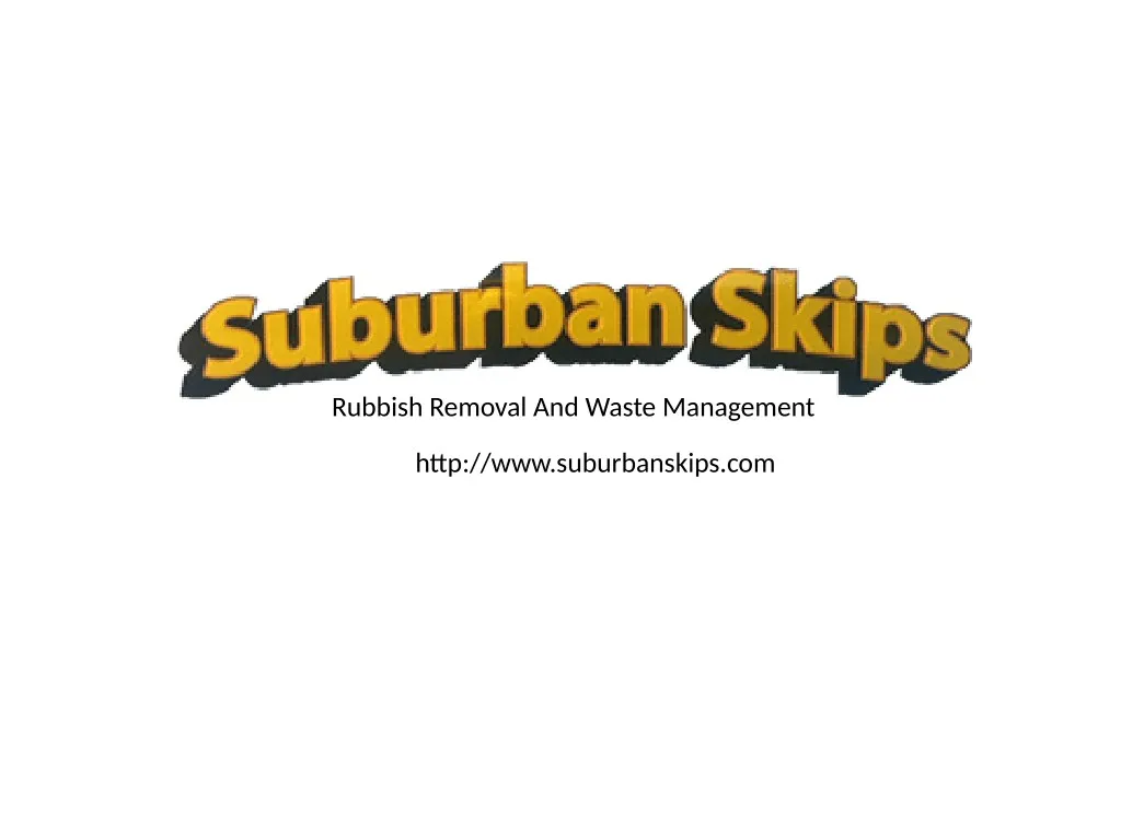 rubbish removal and waste management
