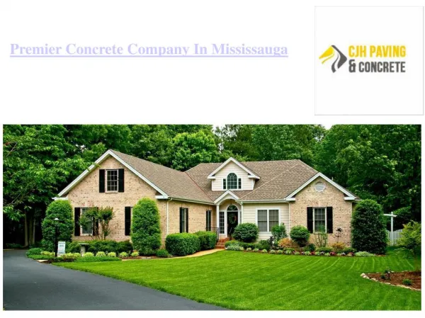 Premier Concrete Company Mississauga Offering Quality Services