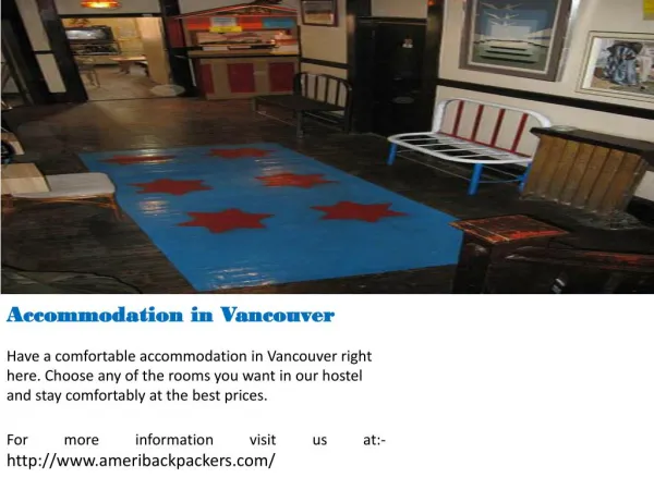 Downtown hostel in Vancouver