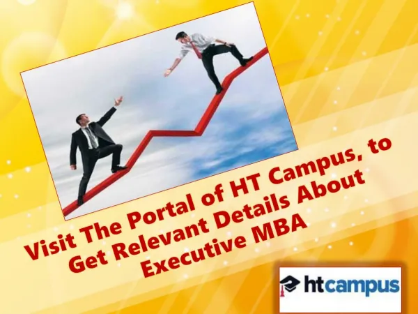 Visit The Portal of HT Campus, to Get Relevant Details About Executive MBA