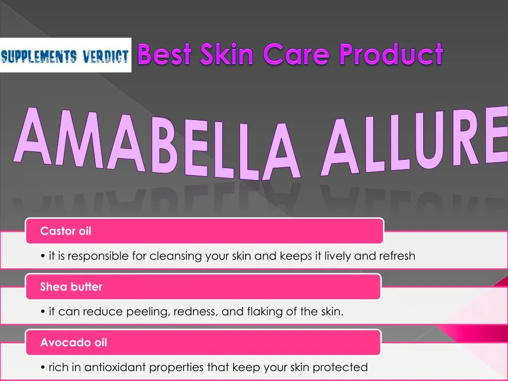 best skin care product