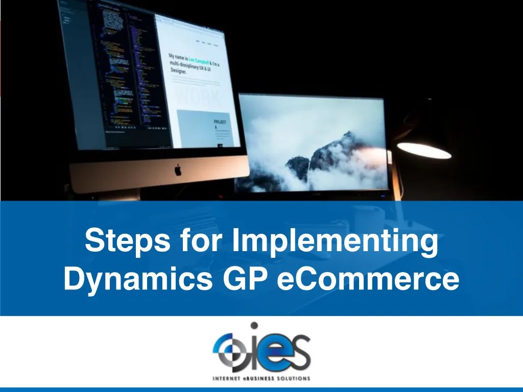 steps for implementing dynamics gp ecommerce