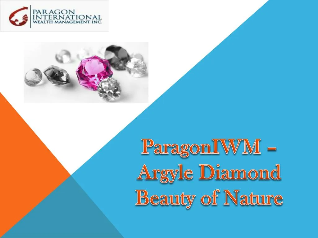 paragoniwm argyle diamond beauty of nature