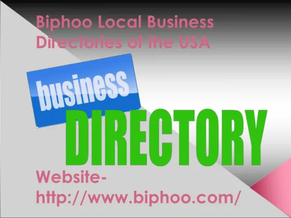 Local Business Directories of the USA