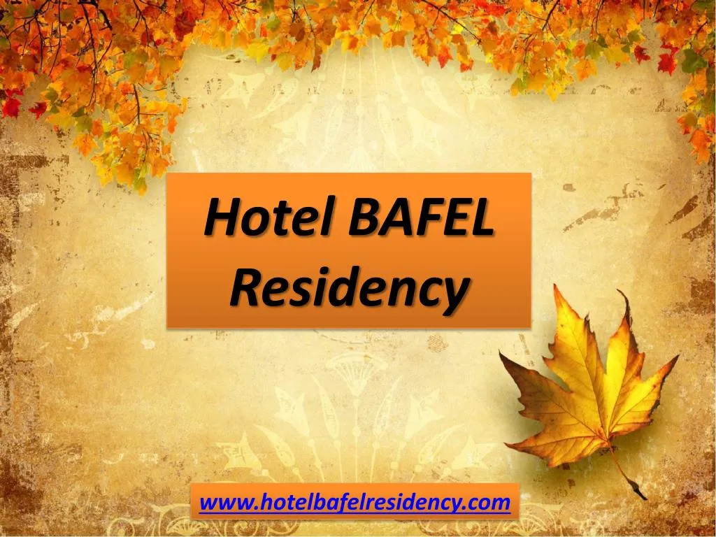 hotel bafel residency