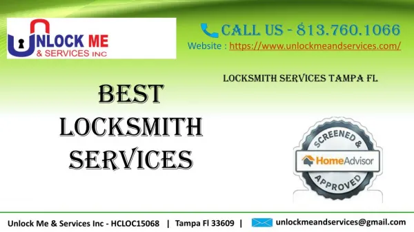 Hire the Best Services of Locksmith in Tampa FL