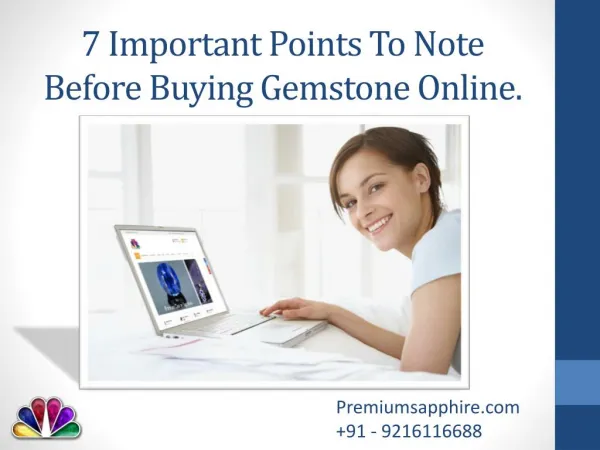 7 Important Points To Note Before Buying Gemstone Online.