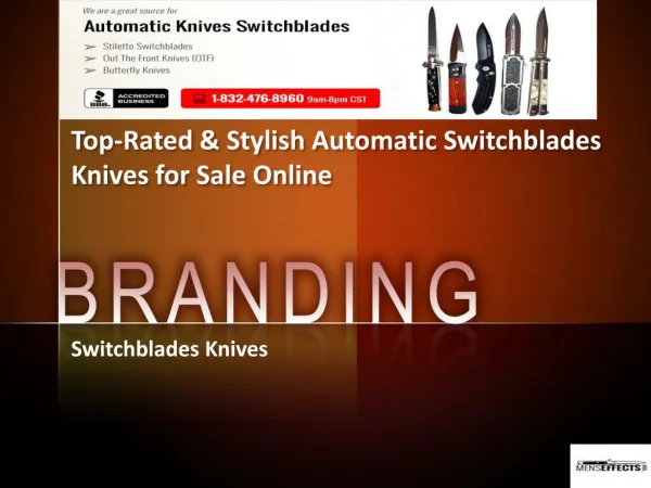 Top-Rated & Stylish Automatic Switchblades Knives for Sale Online