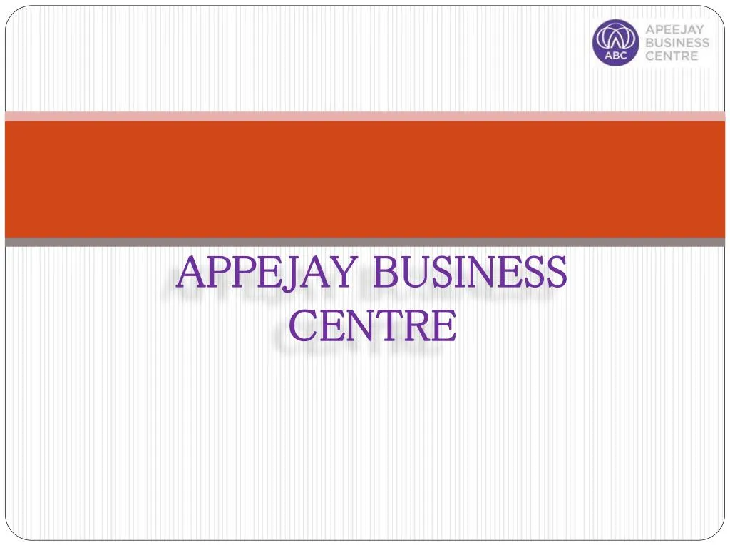 appejay business centre