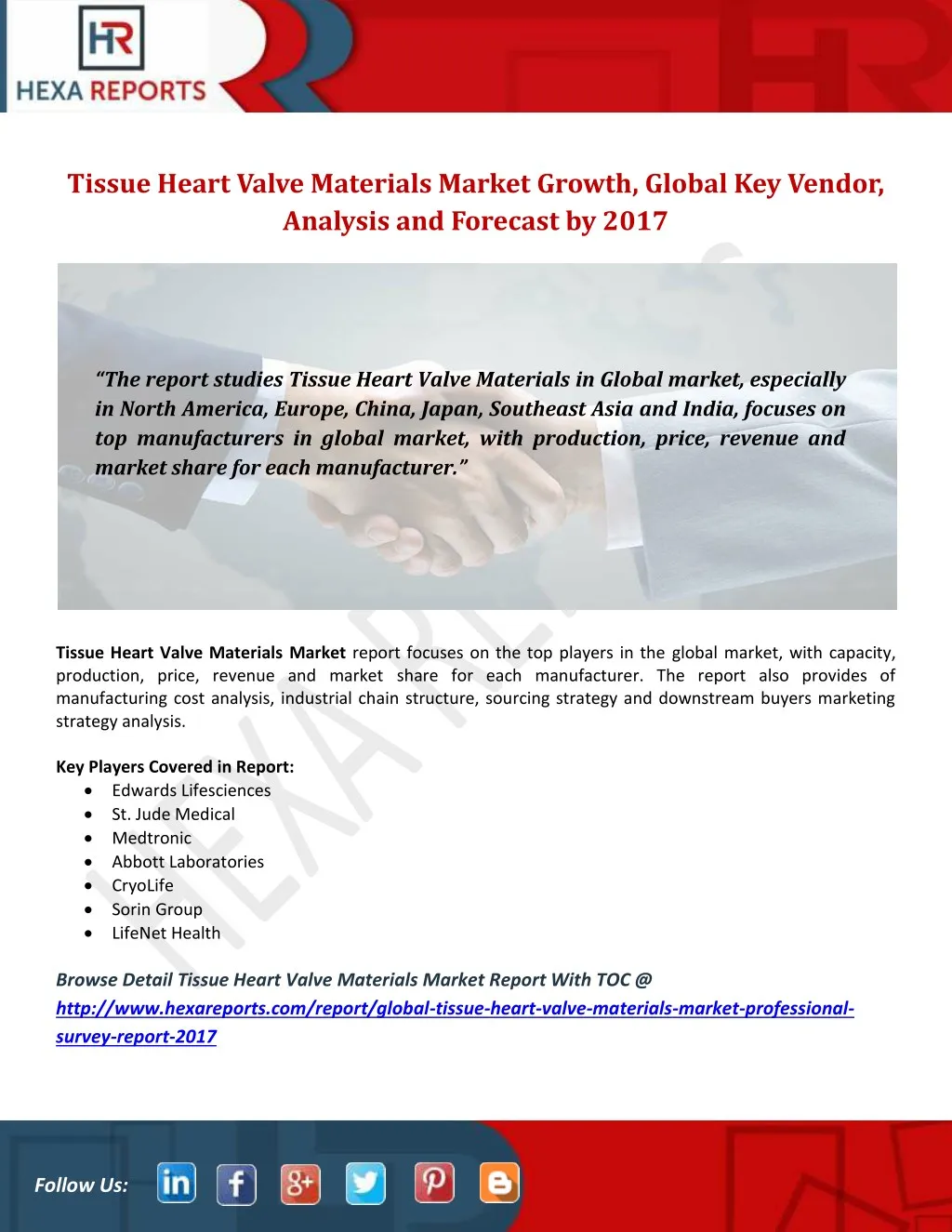 tissue heart valve materials market growth global