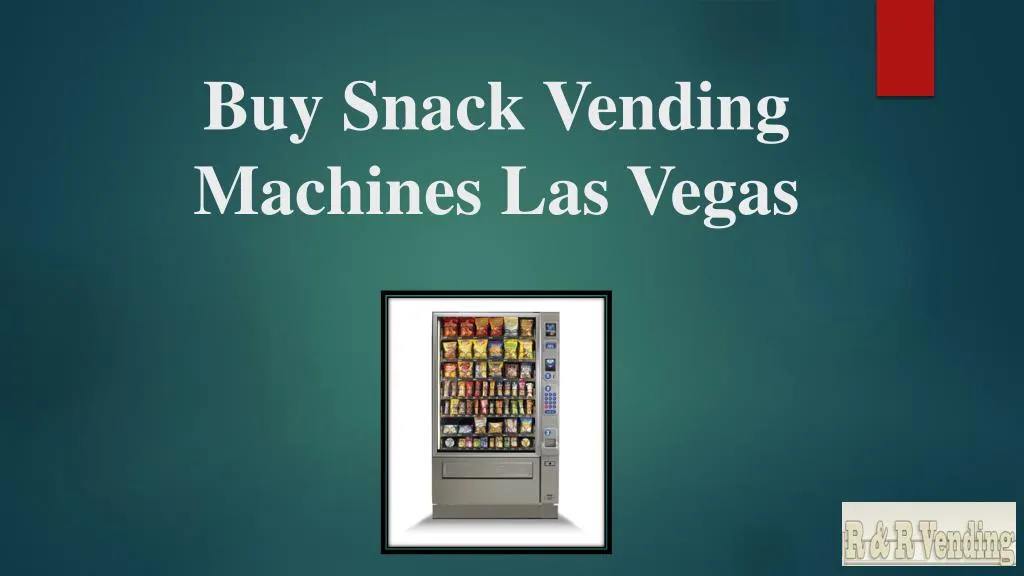 buy snack v ending m achines las vegas