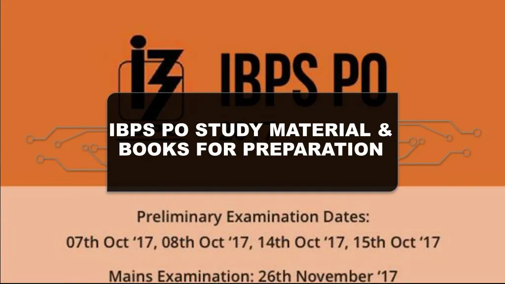 ibps po study material books for preparation