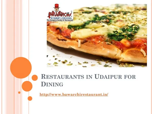 Restaurants in Udaipur for Dining