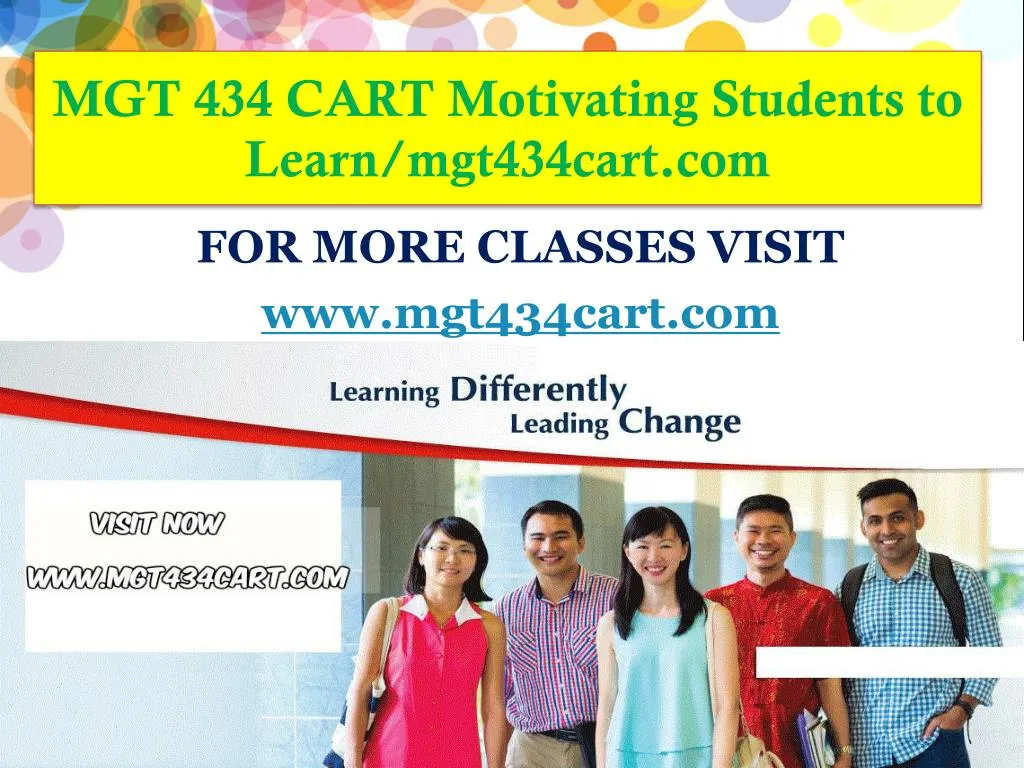 mgt 434 cart motivating students to learn mgt434cart com