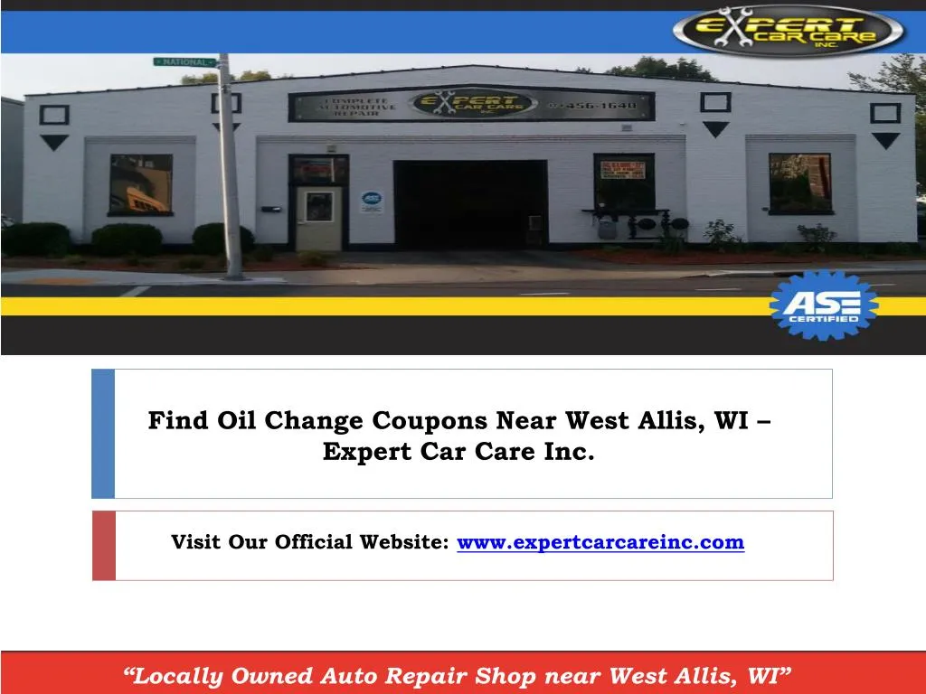 find oil change coupons near west allis wi expert