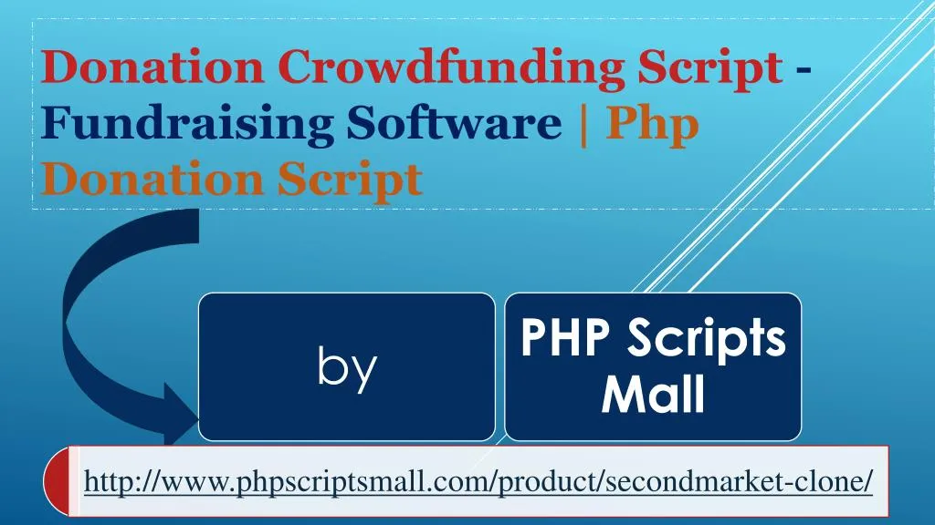 donation crowdfunding script fundraising software php donation script