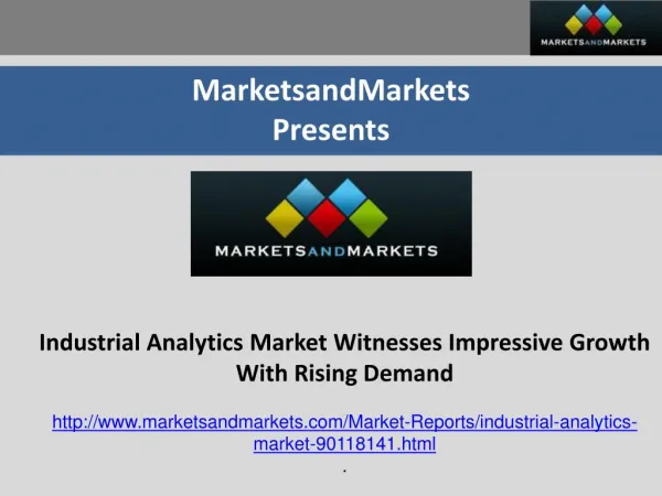 Industrial analytics Market Witnesses Impressive Growth with Rising Demand