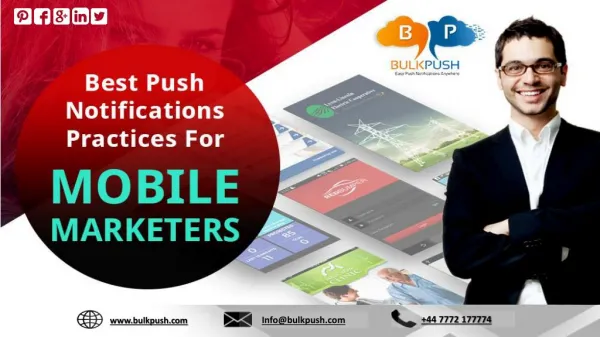 Best Push Notifications practices for Mobile Marketers