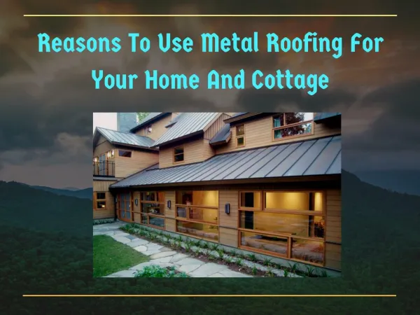 Advantages of Metal Roof | Alpha Rain