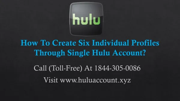 www Hulu Com Account Settings Call 1844-305-0086