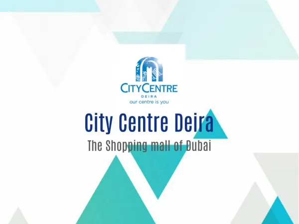 Shopping Mall in Dubai - City Centre Deira