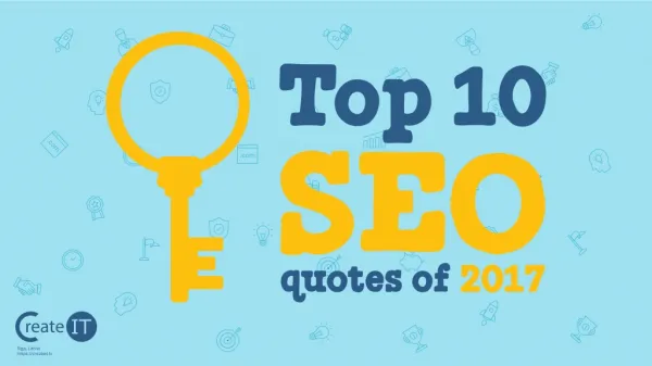 Top 10 SEO quotes of 2017