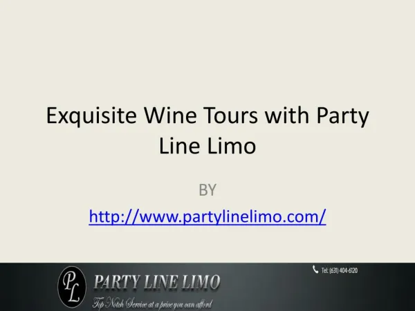 Exquisite Wine Tours with Party Line Limo