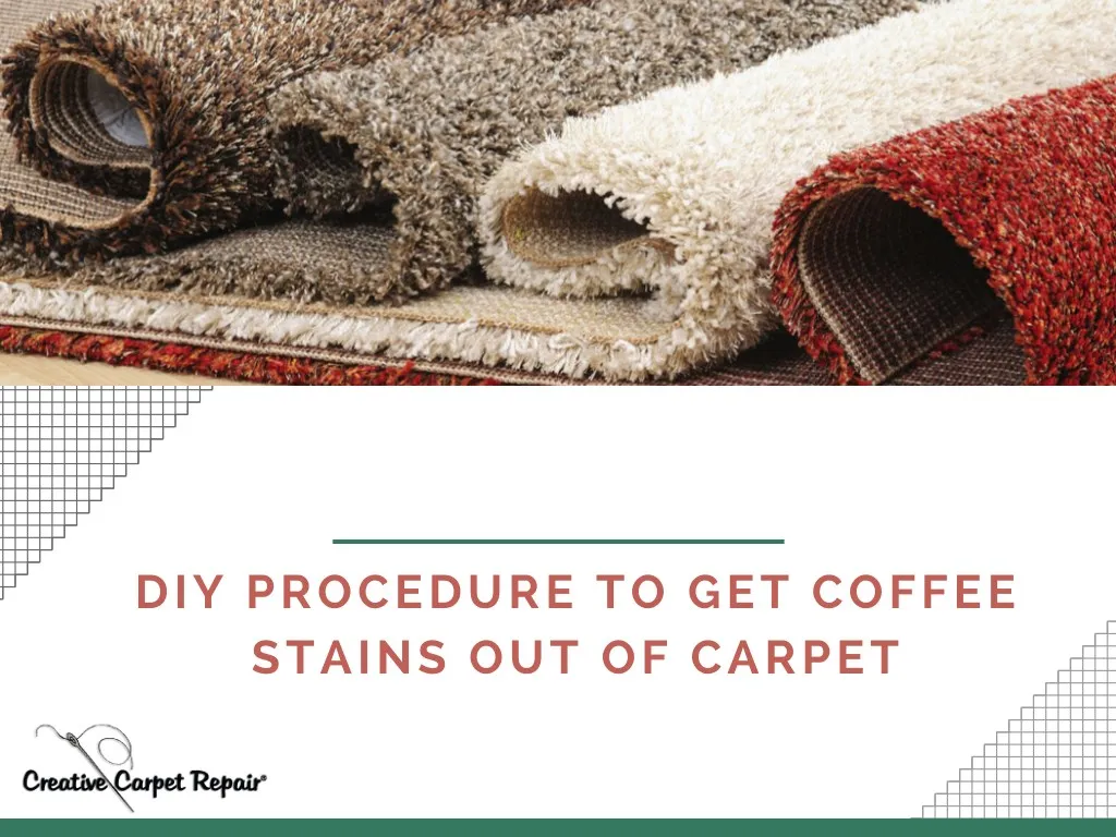 diy procedure to get coffee stains out of carpet
