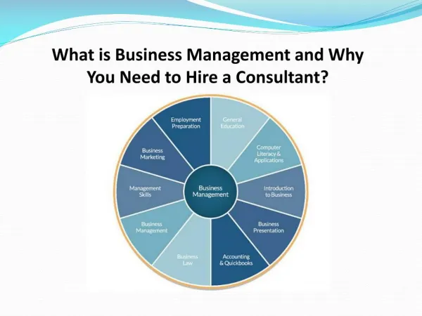 What is Business Management and Why You Need to Hire a Consultant?
